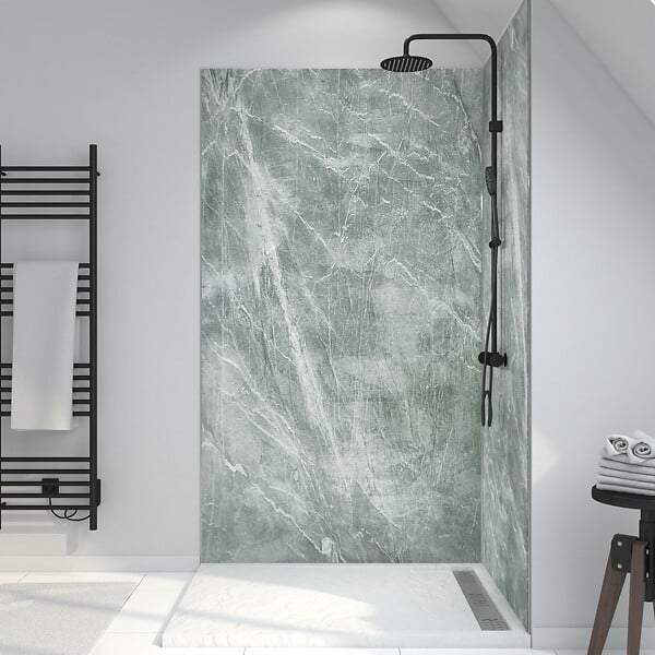 AURLANE - Panneau Mural Pierre Finition Artic Green 120 x 210 cm - STONE'IT ARTIC GREEN - large