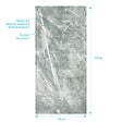 AURLANE - Panneau Mural Pierre Finition Artic Green 120 x 210 cm - STONE'IT ARTIC GREEN - vignette