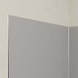 AURLANE - Pack 2 Panneaux Muraux en Aluminium Silver 120x210 cm + Profilés Chrome - vignette