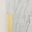 AURLANE - Paroi de douche à l'italienne 160x200 cm verre trempé 8 mm - Or Doré Brossé - FREEDOM 2 GOLD - vignette