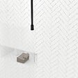 AURLANE - Paroi de Douche 140x200cm Verre Transparent - Profilé + Barre Plafond Noire - FREEDOM 2 BLACK - vignette