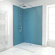 AURLANE - Pack de 2 Panneaux Muraux Aluminium BLEU 90+120x210 cm avec Profilés ANODISE BRILLANT - WALL'IT - vignette