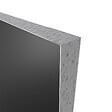 AURLANE - Pack de 2 Panneaux Muraux Aluminium NOIR 90+90x210 cm avec Profilés ANODISE BRILLANT - WALL'IT - vignette