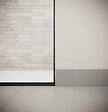 AURLANE - Porte de Douche pivotante 90x180 cm en Verre Trempe 5 mm - Finition Noire - DARK ELEMENTARY - vignette