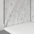AURLANE - Pack de 2 Panneaux Muraux Pierre Artic Storm 90+120x210 cm avec Profilés NOIR MAT - STONE'IT - vignette