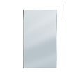 AURLANE - Paroi de Douche 120x200cm Verre Fumé - Profilé + Barre Plafond Finition Chrome - FREEDOM 2 SMOKED - vignette