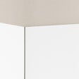 AURLANE - Pack de 3 Panneaux Muraux Aluminium Blanc 80x210 cm avec Profilés Chrome - WALL'IT - vignette
