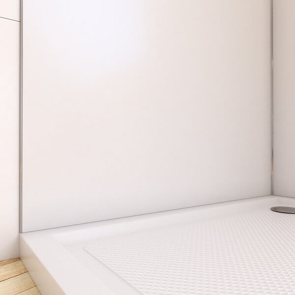 AURLANE - Panneau Mural Finition Aluminium Blanc 80 x 210 cm - WALL'IT BLANC - large