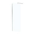 AURLANE - Paroi de Douche 70x195 cm en Verre Trempé 5 mm - Finition Chromé - CHROMED ELEMENTARY - vignette