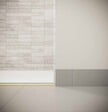 AURLANE - Porte de Douche Pivotante 70x180 cm en Verre Trempe 5 mm - Finition Or Brosse - GOLD ELEMENTARY - vignette