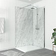 AURLANE - Pack de 2 Panneaux Muraux Pierre Artic Storm 90+120x210 cm avec Profilés ANODISE BRILLANT - STONE'IT - vignette