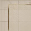 AURLANE - Paroi de douche 120x200cm - Verre feuilleté avec tissu doré - Encadrement Or Doré Brossé - COUTURE - vignette