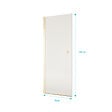AURLANE - Porte de Douche Pivotante 70x195cm - Verre Trempe 8mm Anticalcaire - Alu Or Brosse - GOLD ELEMENTARY - vignette