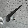 AURLANE - Paroi de Douche 60x195 cm en Verre Trempé 5 mm - Finition Noire - DARK ELEMENTARY - vignette
