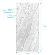 AURLANE - Panneau Mural Pierre Finition Artic Storm 120 x 210 cm - STONE'IT ARTIC STORM - vignette