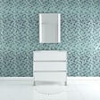 AURLANE - Pack Meuble Salle de Bains 80cm Blanc 3 Tiroirs, Vasque, Miroir 60x80 à Leds intégrées - XENOS - vignette