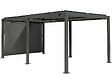 HABITAT ET JARDIN - Pergola bioclimatique avec store en aluminium "Kensington" - 3 x 5 m - Gris - vignette