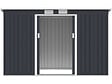 HABITAT ET JARDIN - Abri de jardin en métal avec toit monopente "Orlando" - 3,64 m² - Gris - vignette