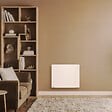 BESTHERM - Radiateur électrique fixe à inertie sèche fonte - BESTHERM - BIA 1000W - horizontal blanc - vignette