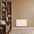 BESTHERM - Radiateur électrique fixe à inertie sèche fonte - BESTHERM - BIA 1500W - horizontal blanc - vignette