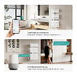 EMKE - EMKE Sèche-serviettes Électrique Salle de Bain WiFi 1000x500 mm 320W, Blanc, Chauffe-serviettes Électrique - vignette