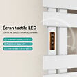 EMKE - EMKE Sèche-serviettes Électrique Salle de Bain WiFi 1000x500 mm 320W, Blanc, Chauffe-serviettes Électrique - vignette