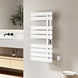 EMKE - EMKE Sèche-serviettes Électrique Salle de Bain WiFi 1000x500 mm 320W, Blanc, Chauffe-serviettes Électrique - vignette