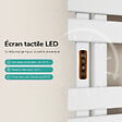 EMKE - EMKE Sèche-serviettes Électrique Salle de Bain WiFi 1000x500 mm 320W, Blanc, Chauffe-serviettes Électrique - vignette