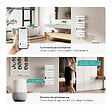 EMKE - EMKE Sèche-serviettes Électrique Salle de Bain WiFi 850x400 mm 230W, Blanc, Chauffe-serviettes Électrique - vignette