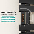 EMKE - EMKE Sèche-serviettes Électrique Salle de Bain WiFi 1000x500 mm 320W, Noir, Chauffe-serviettes Électrique - vignette