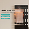 EMKE - EMKE Sèche-serviettes Électrique Salle de Bain WiFi 1000x500 mm 320W, Noir, Chauffe-serviettes Électrique - vignette
