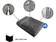 HABITAT ET JARDIN - Rideau pour pergola bioclimatique "Kensington" - 3 x 5 m - Gris - vignette