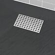 AURLANE - Grille perforée en inox pour receveur - 20.15x12.3x0.55cm - ROCK 2 GRID DRILL - vignette