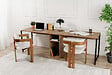 HABITAT ET JARDIN - Bureau en bois "Twin Study Desk" - 240 x 60 x 74 cm - Pin atlantiqueNoir - vignette