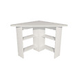 HABITAT ET JARDIN - Bureau en bois "Corner " - 80 x 80 x 73 cm - Blanc - vignette
