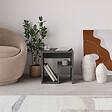 HABITAT ET JARDIN - table d'appoint en bois "Bon" 40 x 35 x 40 cm - Gris rétro - vignette