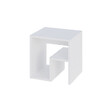 HABITAT ET JARDIN - table d'appoint en bois "Bon" 40 x 35 x 40 cm - Blanc - vignette