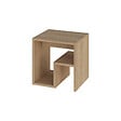 HABITAT ET JARDIN - table d'appoint en bois "Bon" 40 x 35 x 40 cm - Chêne saphir - vignette