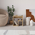 HABITAT ET JARDIN - table d'appoint en bois "Bon" 40 x 35 x 40 cm - Chêne saphir - vignette