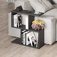 HABITAT ET JARDIN - Table d'appoint en bois "Homemania" - 60 x 20 x 60 cm - Noir - vignette