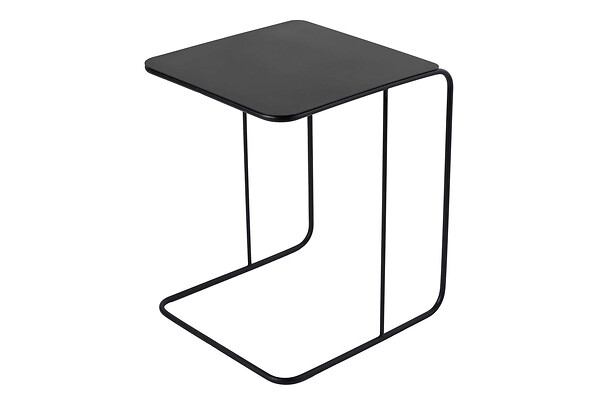 HABITAT ET JARDIN - table d'appoint en métal "Poet" 47 x 46 x 57 cm - Noir - large