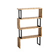 HABITAT ET JARDIN - Bibliothèque en bois "Ceylan" - 80 x 22 x 128 cm - Marron - vignette