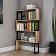 HABITAT ET JARDIN - Bibliothèque en bois "Ceylan" - 80 x 22 x 128 cm - Marron - vignette