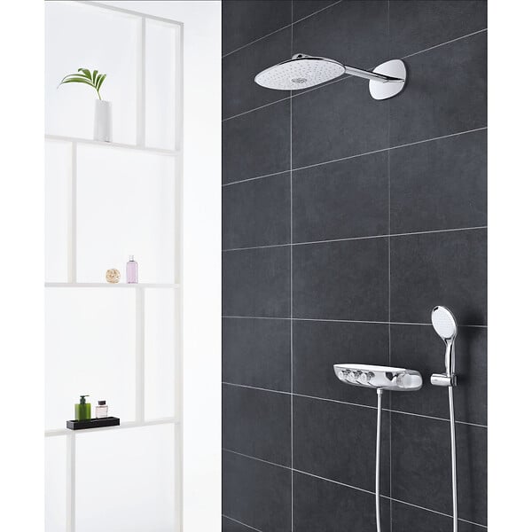 GROHE - RAINSHOWER - System SmartControl 360 DUO Combi système de douche avec thermostat, montage mural/encastré (26443LS0) - large