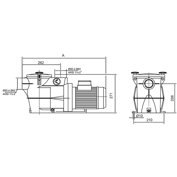KRIPSOL - Pompe De Filtration 29,5m3/h Mono - KS300M - large