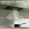 CIARRA - CIARRA hotte aspirante encastrable 52cm groupe filtrant 450m3/h 3 vitesses tactile et geste commande recyclage ou évacuation CD5931AB - vignette
