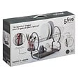 5 FIVE SIMPLY SMART - Égouttoir métal 2 niveaux avec plateau gris - vignette