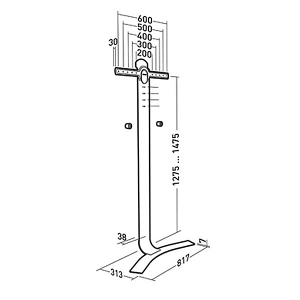 ERARD - Support Mural Sans Perçage Pour écran Led 40-65 - 044660 - large