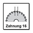 MAKITA - Lame carbure ''MForce'' MAKITA B-07973 , pour bois, pour scies circulaires, 16 dents, Ø : 210 mm - vignette