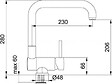 FRANKE - Mitigeur évier Chromé - 059357 - vignette